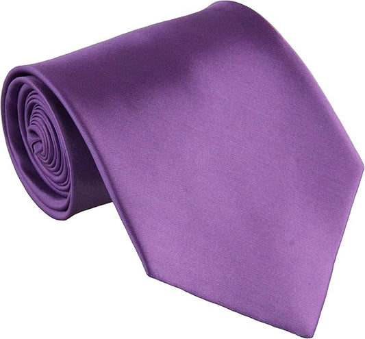Soophen Mens Necktie 3.75" Tie Solid Color Ties