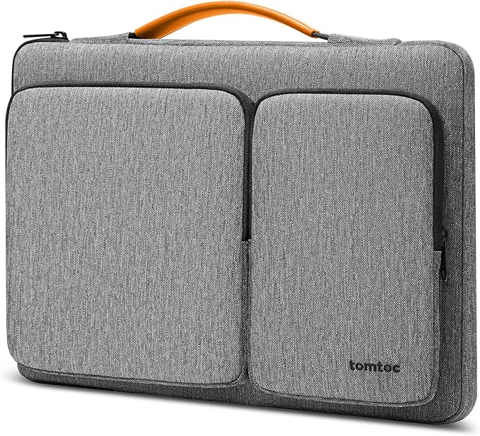 tomtoc 360 Protective Laptop Sleeve for 2025 14-inch MacBook Pro M5/M4/M3/M2 Pro/Max A3434 A3401 2025-2021, 13.5-14.4 Inch Surface Laptop 7/6/5/Studio 2/1, Water-Resistant Carrying Case