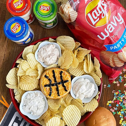 Lay's Dip Cups, Creamy Ranch, 3.7 Ounce (Pack of 30)