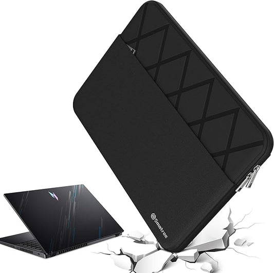 Smatree 15.6 inch Laptop Sleeve for Acer Nitro V 15 Gaming Laptop, Acer TravelMate P2 TMP215-54-76JG, Predator Triton 300, Acer Protective Laptop Case with Accessory Pocket, YKK Zipper (E619)