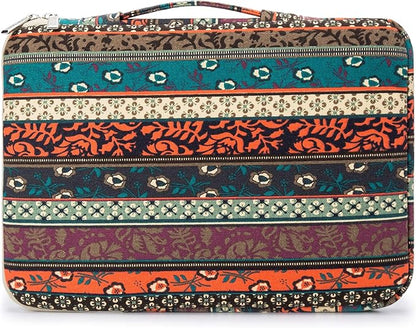 Kinmac 360° Protective Laptop Sleeve Case Bag Cover with Handle for MacBook Pro 16 inch,16 inch HP,Lenovo,Dell,ASUS,Acer Ultrabook and Business Laptop (Bohemian)