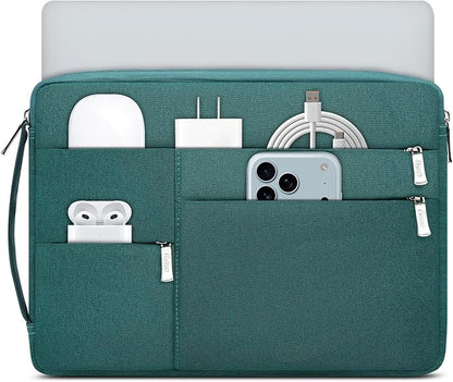 HYZUO 15-16 Inch Laptop Sleeve Bag for MacBook Pro 16 M4/M3/M2/M1 2025-2019, 15" Surface Book, Portable NoteBook Case for 15" 15.6" HP Dell Lenovo ThinkBook Asus Acer Samsung HUAWEI, Dark Green