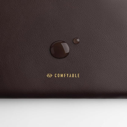 Comfyable Leather Laptop Sleeve Compatible with 16 Inch MacBook Pro M4 2024 & 15 Inch MacBook Air M4 M3 M2 2025, Chocolate