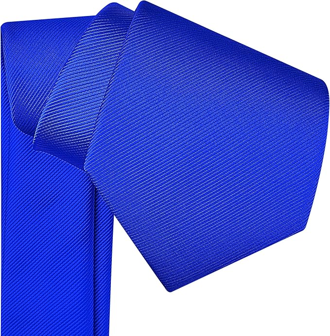 Branduce 3.15"（8cm） Men's Solid Color Formal Woven Necktie + Gift Box