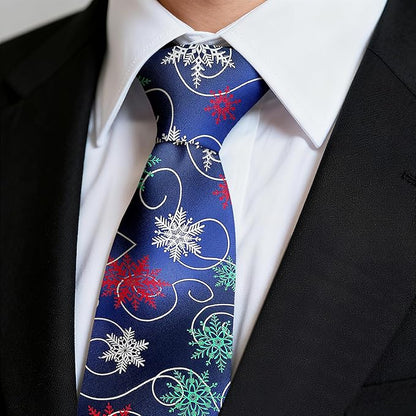 Fineknot Black Ties for Men, Formal Neckties for Men, Solid Color Mens Ties for Business, Wedding, Party, Mens Neck Tie