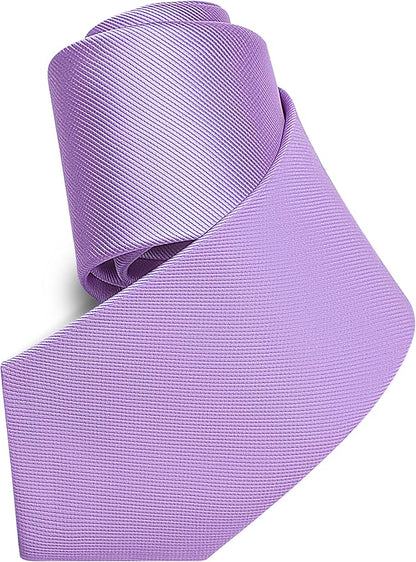 Branduce 3.15"（8cm） Men's Solid Color Formal Woven Necktie + Gift Box
