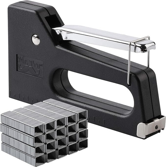 Mr. Pen Light Duty Staple Gun with 2000 Staples, 5/16 inch, Fabric, Wall, Wood Stapler for Crafts, Cloth