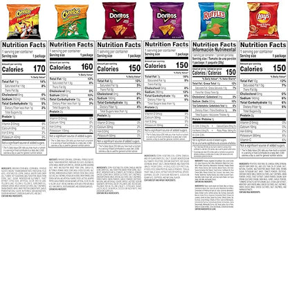 Frito-Lay Cheesy Spicy Sweet Variety Pack, 1oz Single Serve Bags, (Pack of 40) (Assortment May Vary)