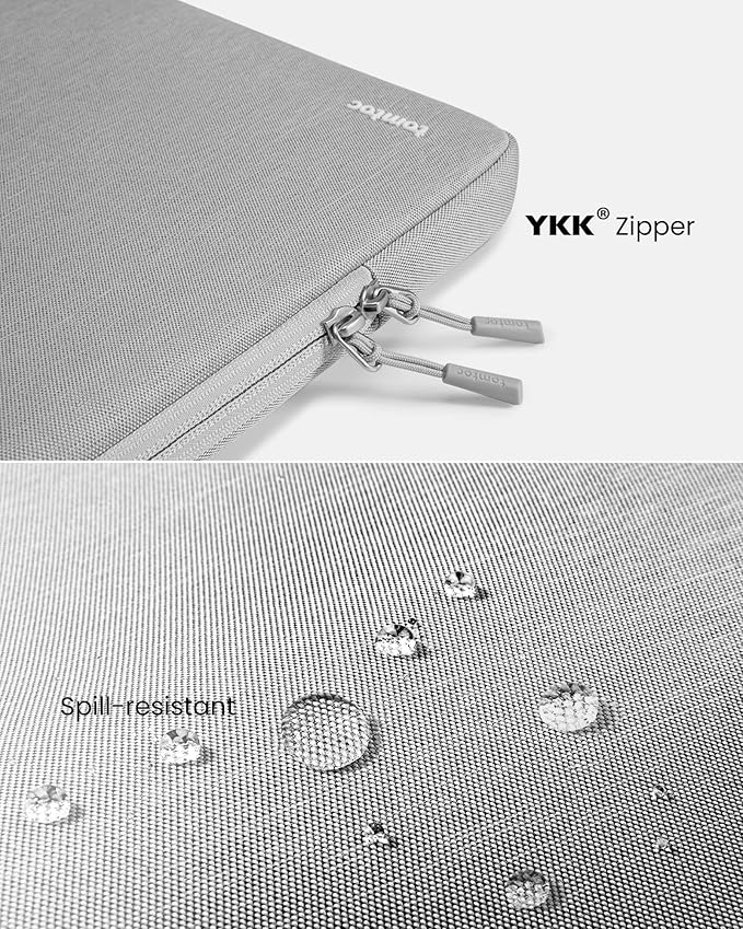 tomtoc 360 Protective Laptop Sleeve for 14-inch MacBook Pro M5/M4/M3/M2/M1 Pro/Max A3434 A3112 A3401 A3185 A2992 A2918 2025-2021, Water-Resistant Case Bag with Accessory Pocket for 13.8 Surface Laptop