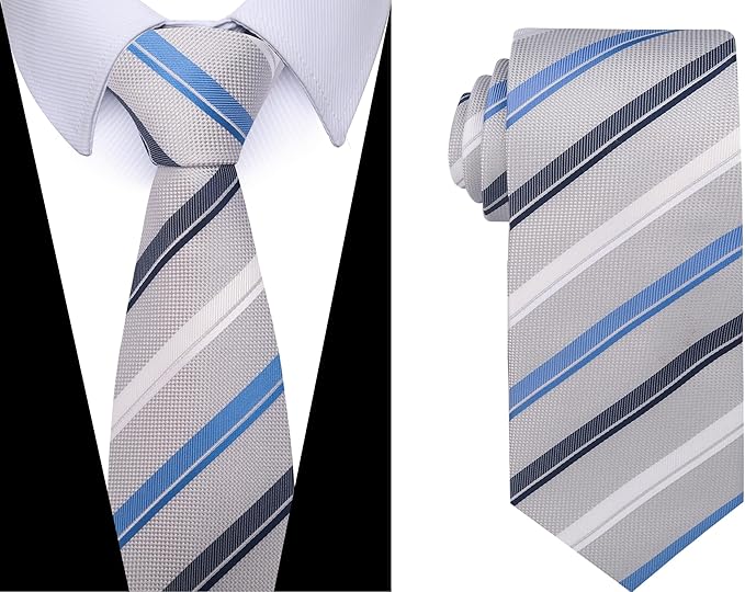 Tie For Men Necktie Woven Jacquard Neck Ties Set 6 PCS