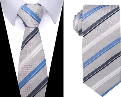 Tie For Men Necktie Woven Jacquard Neck Ties Set 6 PCS