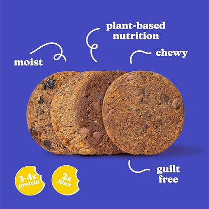 Love + Chew Superfood Soft Baked MINI Cookies Variety Pack, Plant Based Cookie With Almonds, Dates, and Chia Seeds for Kids and Adults, Vegan Snacks, Gluten Free, Paleo, Non GMO, 16 Pack