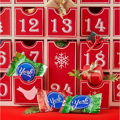 YORK Dark Chocolate Peppermint Patties Snowflakes, Christmas Candy Bag, 16 oz