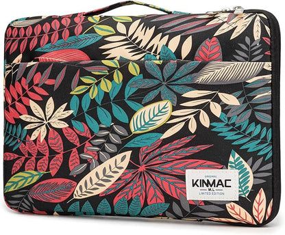 Kinmac 360° Heavy Duty Protective Laptop Computer Sleeve case Bag Cover with Handle for MacBook Pro 14 inch,14 inch-14.4 inch HP Lenovo Dell ASUS Acer Laptop (Black Maple)