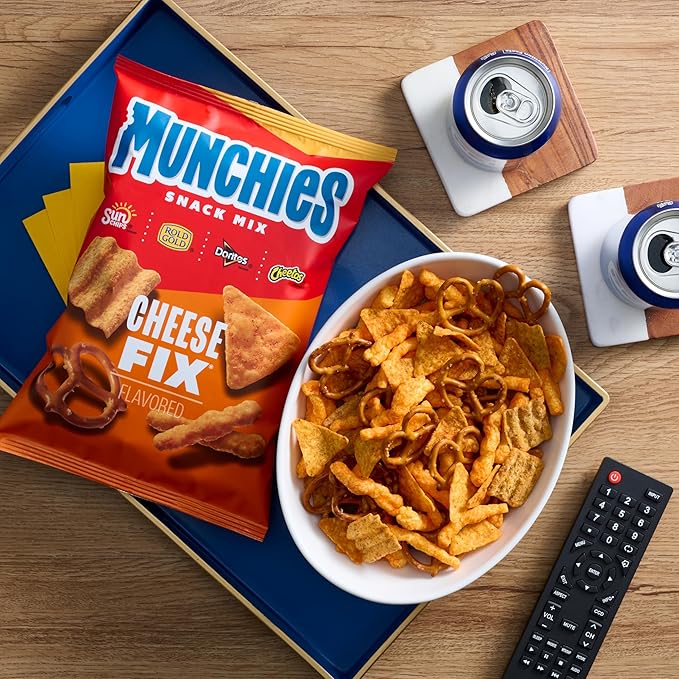 Frito-Lay Cheesy Mix 6 Flavor Variety Pack, Single Serve Bags (40 Pack), Doritos, Cheetos, Lay's, Munchies, SunChips