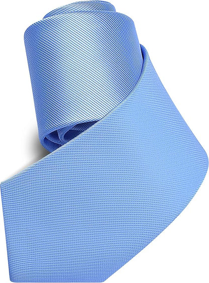 Branduce 3.15"（8cm） Men's Solid Color Formal Woven Necktie + Gift Box