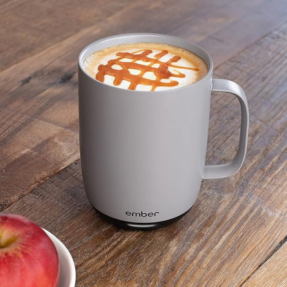 Ember Temperature Control Smart Mug 2, 14 Oz, App-Controlled Heated Coffee Mug with 80 Min Battery Life and Improved Design, GrayModel