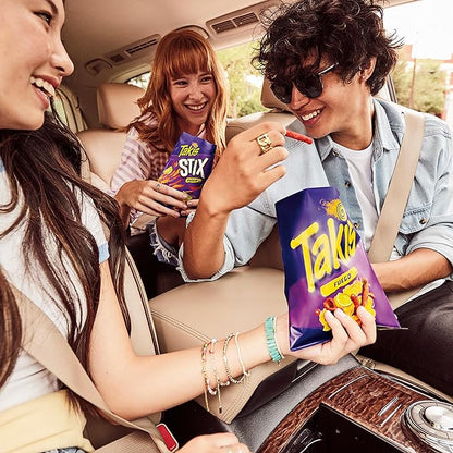 Takis Fuego 40 pc / 1 oz Multipack - Hot Chili Pepper & Lime Flavored Extreme Spicy Rolled Tortilla Chips - Individual Bags, Perfect for Tailgates, Parties, Lunchboxes or Lunches