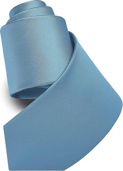Branduce 3.15"（8cm） Men's Solid Color Formal Woven Necktie + Gift Box