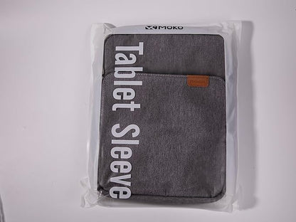 MoKo 9-11 Inch Tablet Sleeve Bag Handle Carrying Case with Shoulder Strap Fits 11inch iPad Air M3, iPad A16 2025, Pro 11 inch, iPad 10/9/8/7th Gen, Tab S8/S9 11", Dark Gray