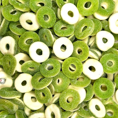 Candy Break Fruity Sweet Apple Rings Bulk Gummy Candy, 5 lbs Bag, Share Size Bags - Sweet & Chewy Snacks for Kids & Grown Ups, Party Size (Pack of 1)