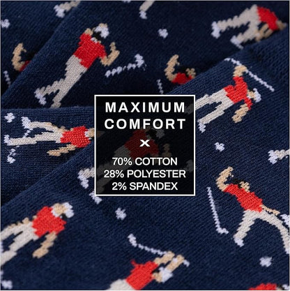 Shanker Golf Socks - Funny Angry Golfer Socks - Funny Golf Gift for Men - 1 Pair per Pack - Size 10-13