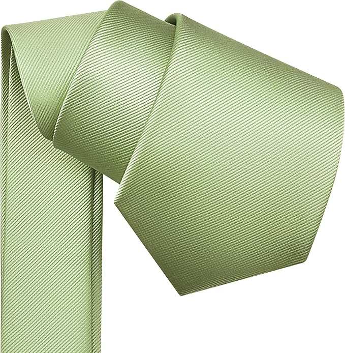 Branduce 3.15"（8cm） Men's Solid Color Formal Woven Necktie + Gift Box