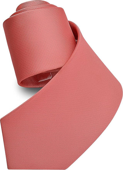 Branduce 3.15"（8cm） Men's Solid Color Formal Woven Necktie + Gift Box