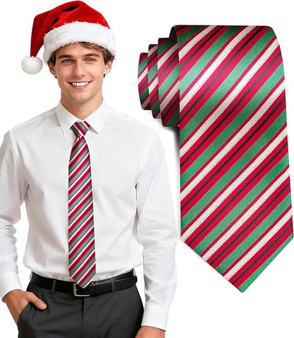 Fineknot Black Ties for Men, Formal Neckties for Men, Solid Color Mens Ties for Business, Wedding, Party, Mens Neck Tie