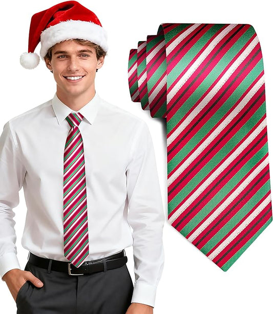 Fineknot Black Ties for Men, Formal Neckties for Men, Solid Color Mens Ties for Business, Wedding, Party, Mens Neck Tie