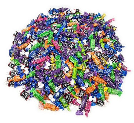 Holiday Tootsie Roll Fruit Chews And Original Chocolate Midgees American Chewy Taffies Candy Individually Wrapped In Resealable Bag Bulk 10 Lbs 500+pcs (160 oz) - Made In USA