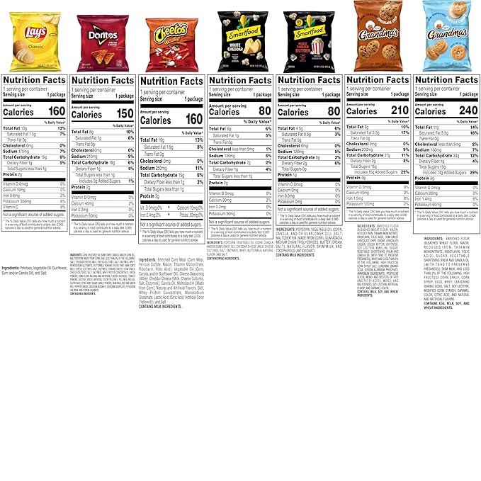 Frito-Lay Ultimate Snacktime Mix with Grandma's and Classic Snacks, (Pack of 40) (Packaging May Vary)