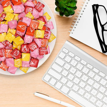 Bulk Original Fruit Chews Candy 2 Pound - Individually Wrapped Assorted Soft & Chewy Taffy Fruity Candy For Party Favors & Pinatas & Treats - Approx 200 Candies