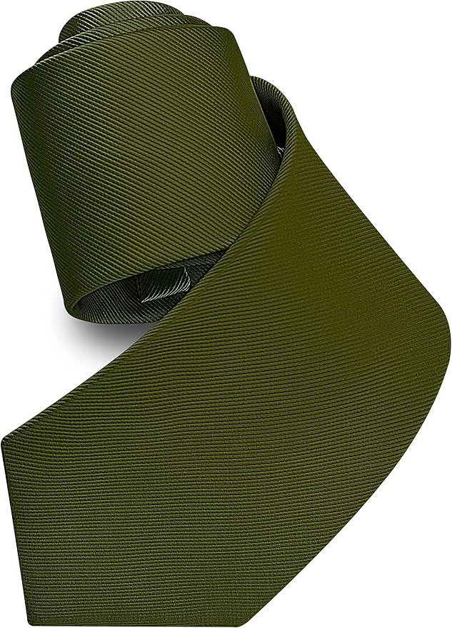 Branduce 3.15"（8cm） Men's Solid Color Formal Woven Necktie + Gift Box
