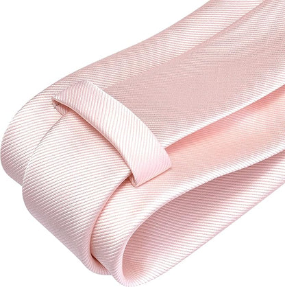 GUSLESON Classic New 3.15"（8cm） Men's Solid Color Necktie Wedding Business Tie + Gift Box