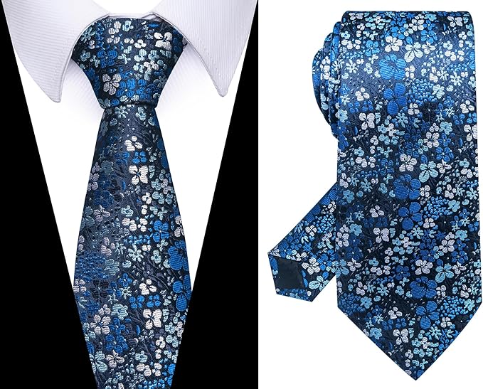 Tie For Men Necktie Woven Jacquard Neck Ties Set 6 PCS