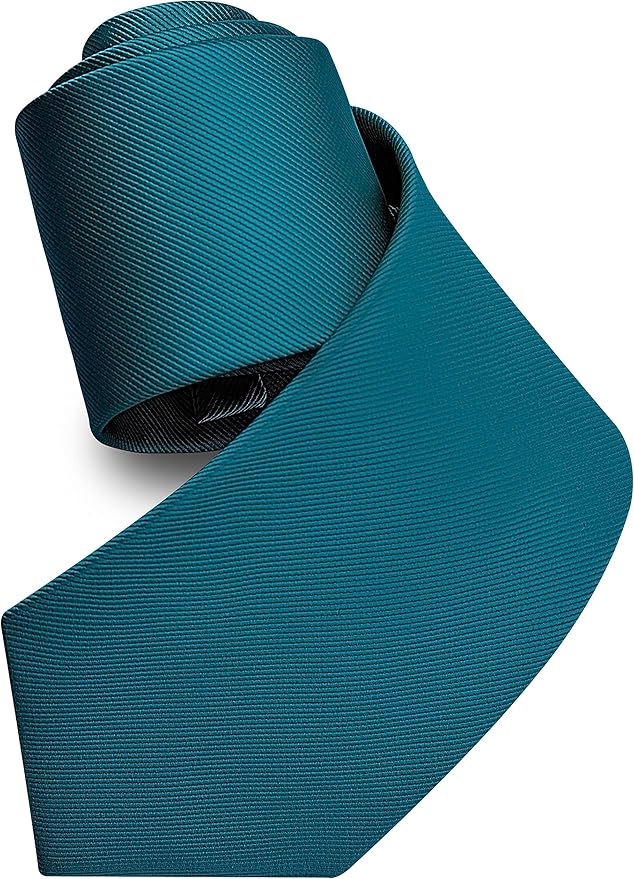 Branduce 3.15"（8cm） Men's Solid Color Formal Woven Necktie + Gift Box