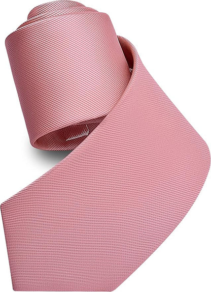 Branduce 3.15"（8cm） Men's Solid Color Formal Woven Necktie + Gift Box