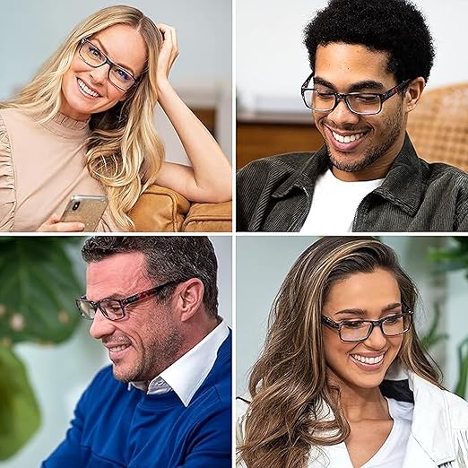Readerest 2.25 Blue Light Reading Glasses - Lightweight Computer Glasses - Eye Strain, UV Glare Protection (Floral)