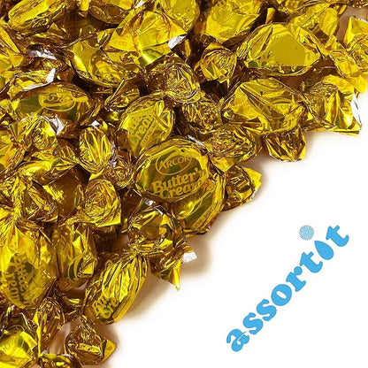 Holiday Special Butter Cream Hard Candy - 6 lbs - Classic Butter n' Cream Old School Butterscotch Hard Candies - Bulk American Vintage Candy Assortment - Individually Wrapped, 96 oz.