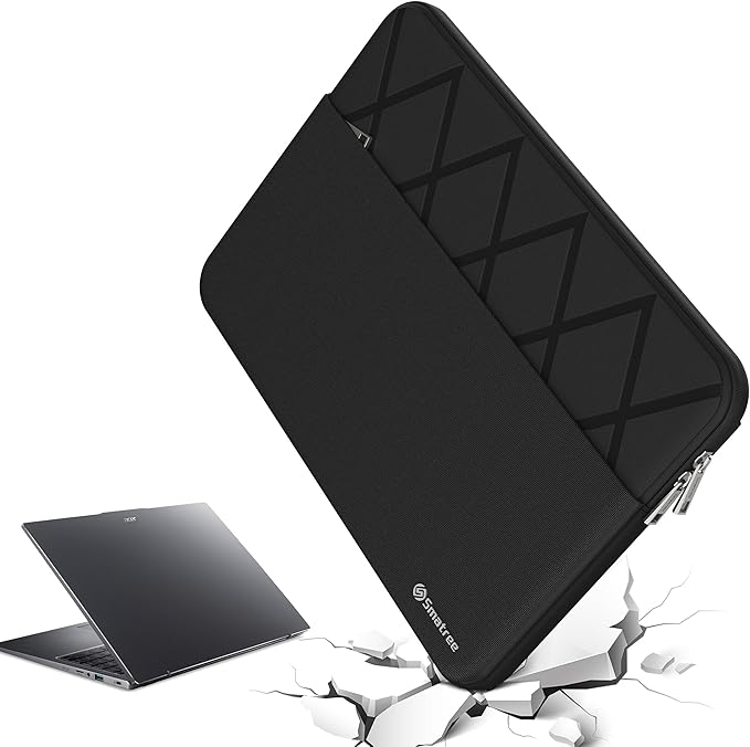 Smatree 16 inch Laptop Sleeve for Acer Predator Triton Neo 16, Aspire Vero 16 AV16/Chromebook 516 GE, Swift Go 16 SFG16, Acer Protective Laptop Case with Accessory Pocket, YKK Zipper (E619)