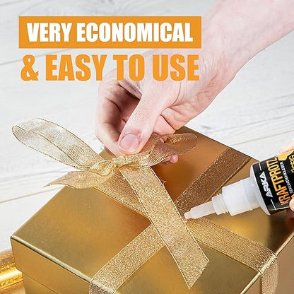 Super Glue Gel – 50 g / 1.75 oz – Extra Strong No-Drip Superglue for Plastic, Metal, Wood & Rubber – Waterproof & Heat Resistant Adhesive – Precision Tip – KRAFTPROTZ