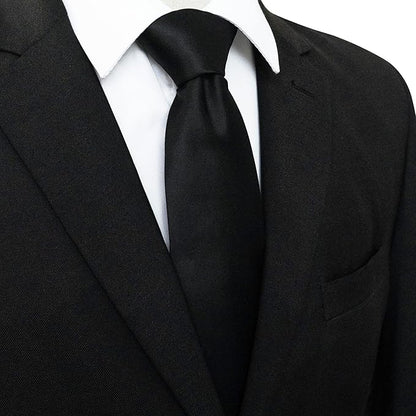 JEMYGINS Solid Color Tie Mens Necktie for Business and Wedding