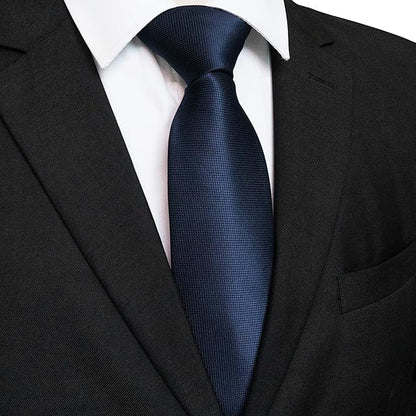 JEMYGINS Solid Color Tie Mens Necktie for Business and Wedding