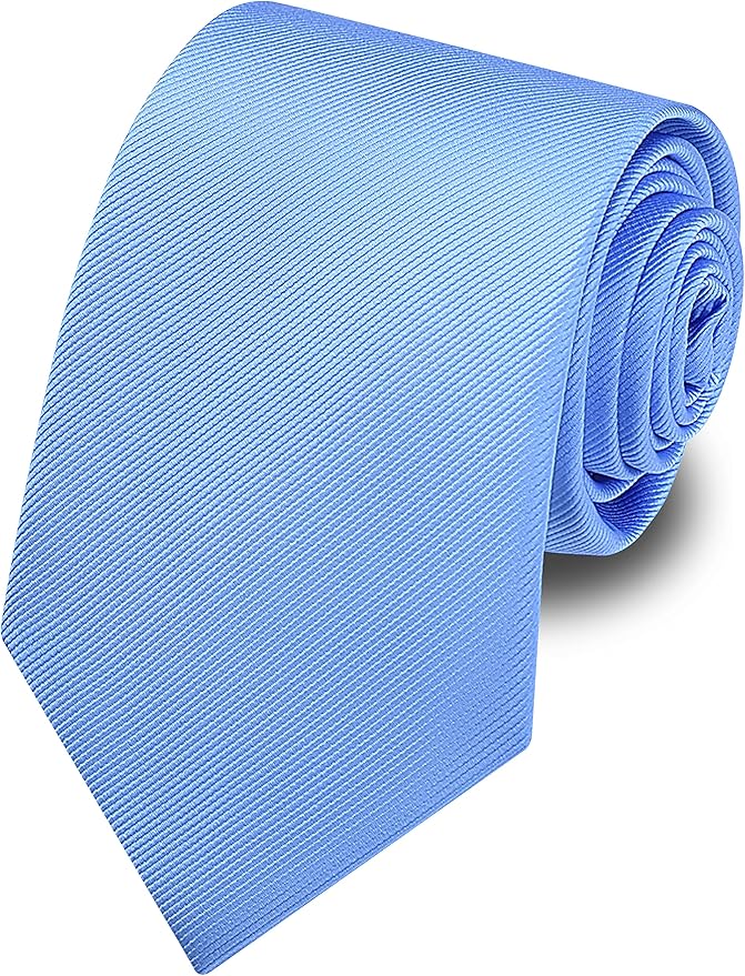 Branduce 3.15"（8cm） Men's Solid Color Formal Woven Necktie + Gift Box