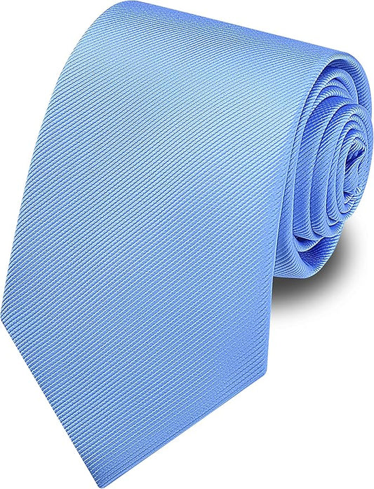 Branduce 3.15"（8cm） Men's Solid Color Formal Woven Necktie + Gift Box