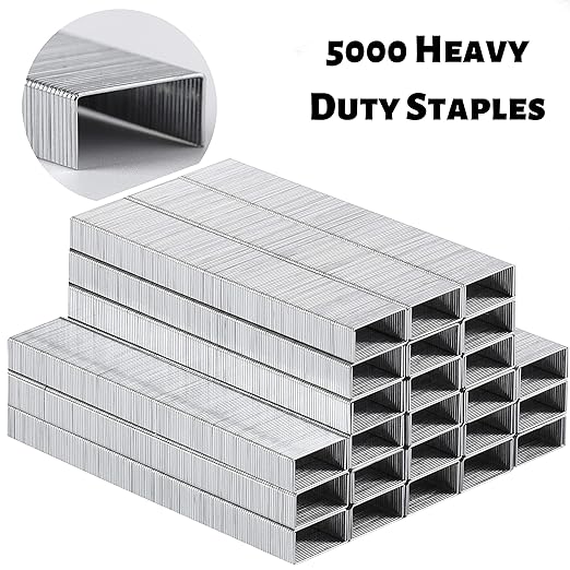 Mr. Pen Heavy Duty Staples - 5000 Pc, 25 Sheet, 1/4 Inch Length, Office Supply