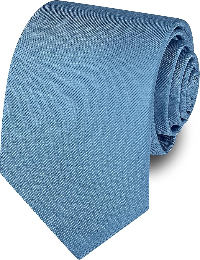 Branduce 3.15"（8cm） Men's Solid Color Formal Woven Necktie + Gift Box