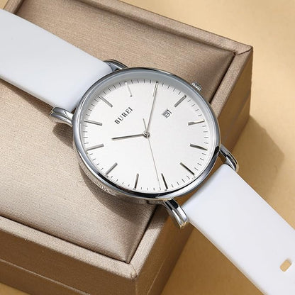 BUREI Men Wrist Watches Fashion Minimalist Analog Quartz Waterproof Watches for Men