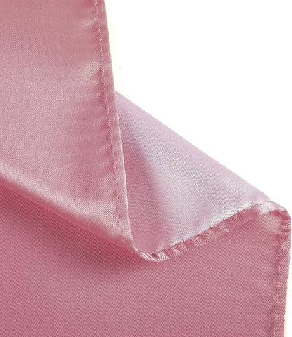 Mens Solid Satin Mens Tie With Hanky,Handmade Neckties For Men